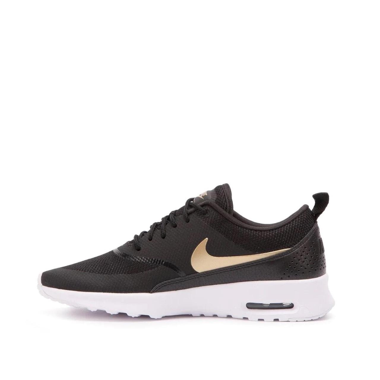 nike air thea black gold