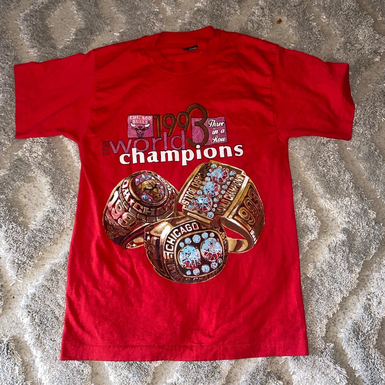 Vintage Chicago Bulls NBA World Champs T-Shirt sz M