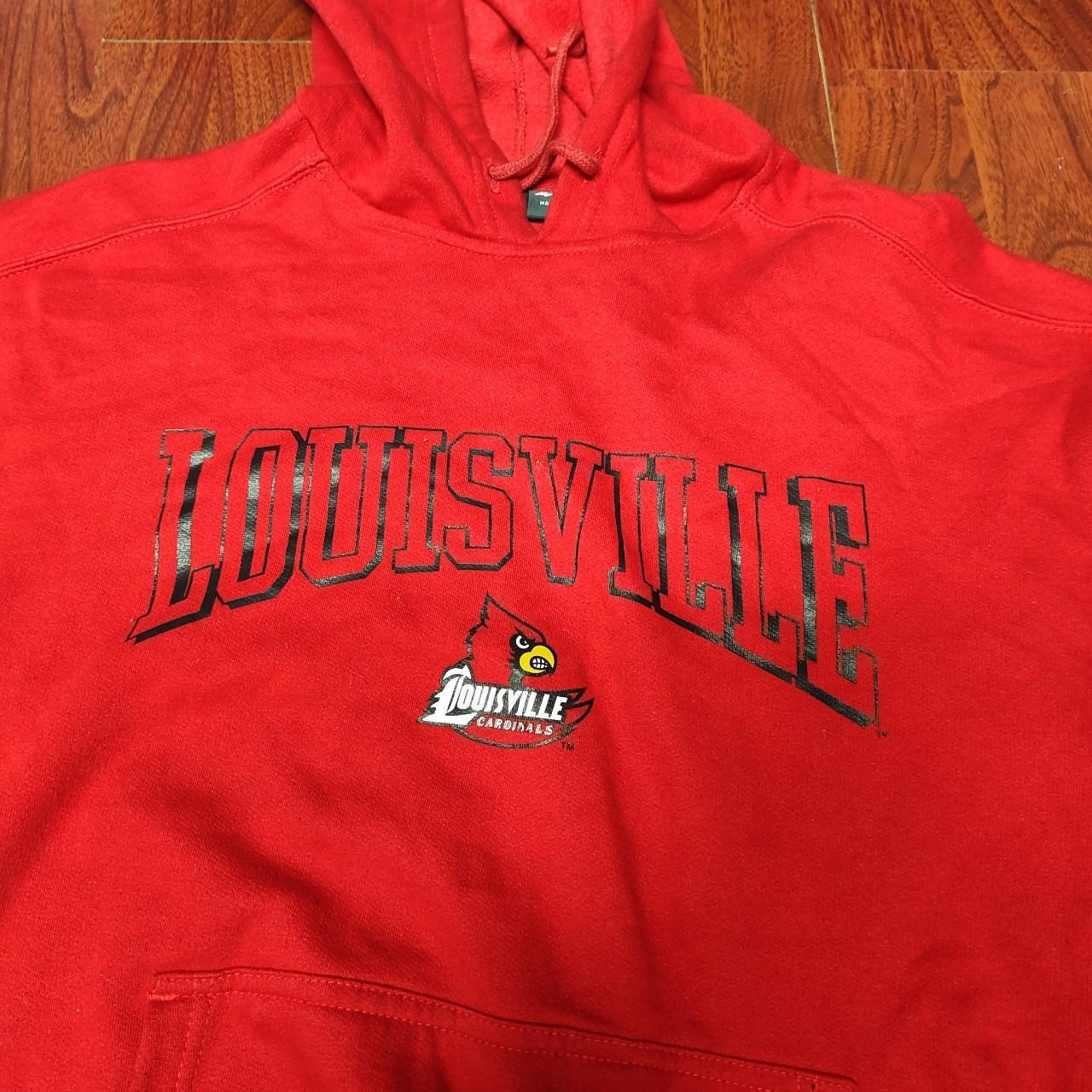 Louisville Cardinals Men's Hoodie Red Long Sleeve Pro Edge