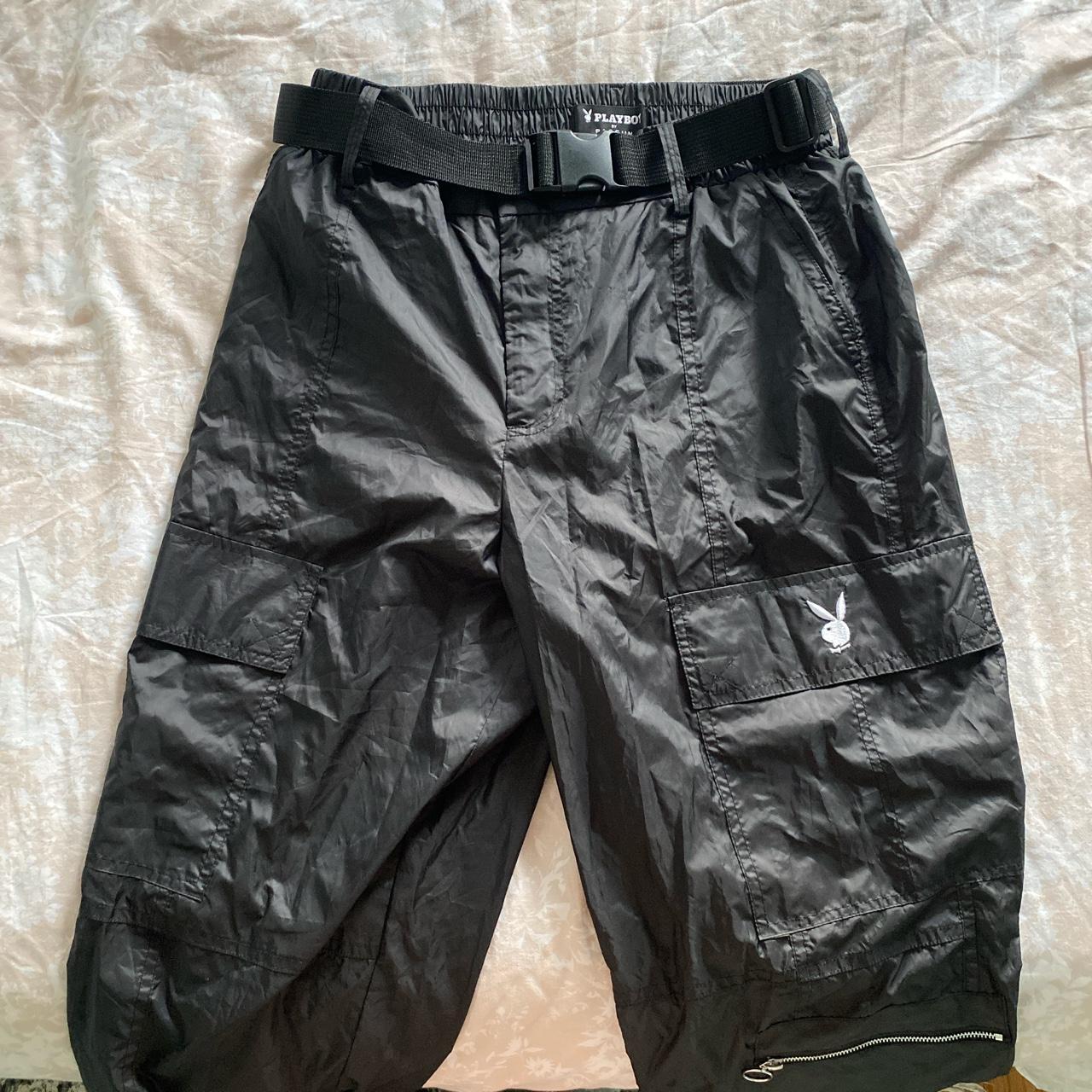 playboy black baggy pants 🖤 gives me streetwear... - Depop