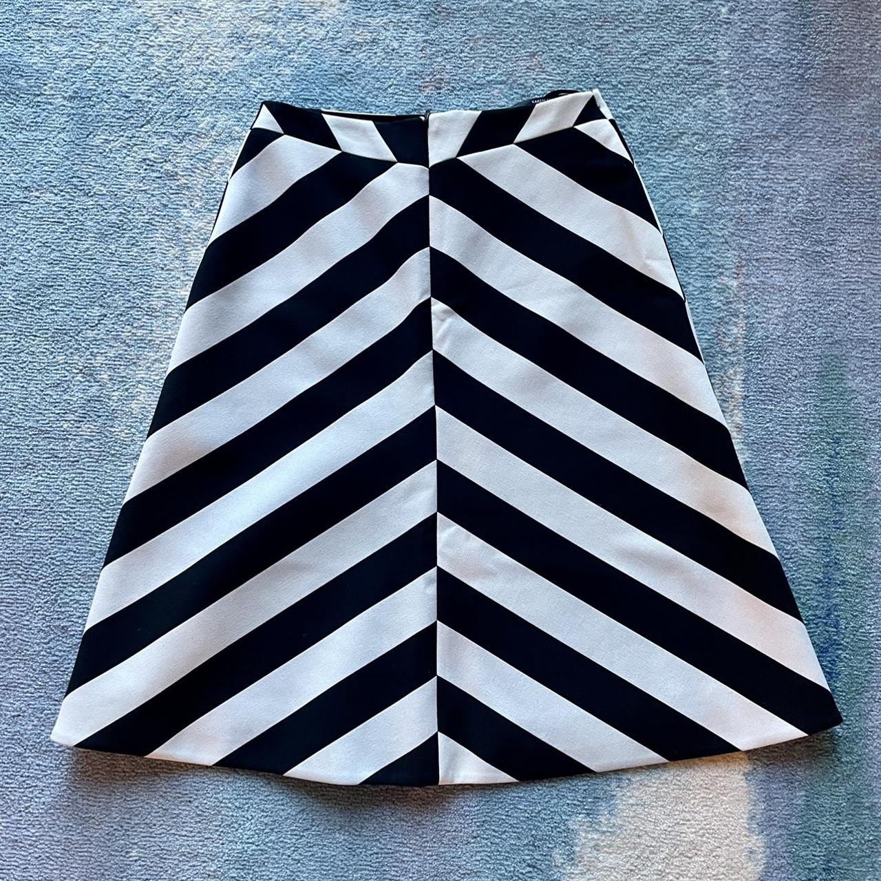 Karen Millen Women's Black and White Skirt (3)