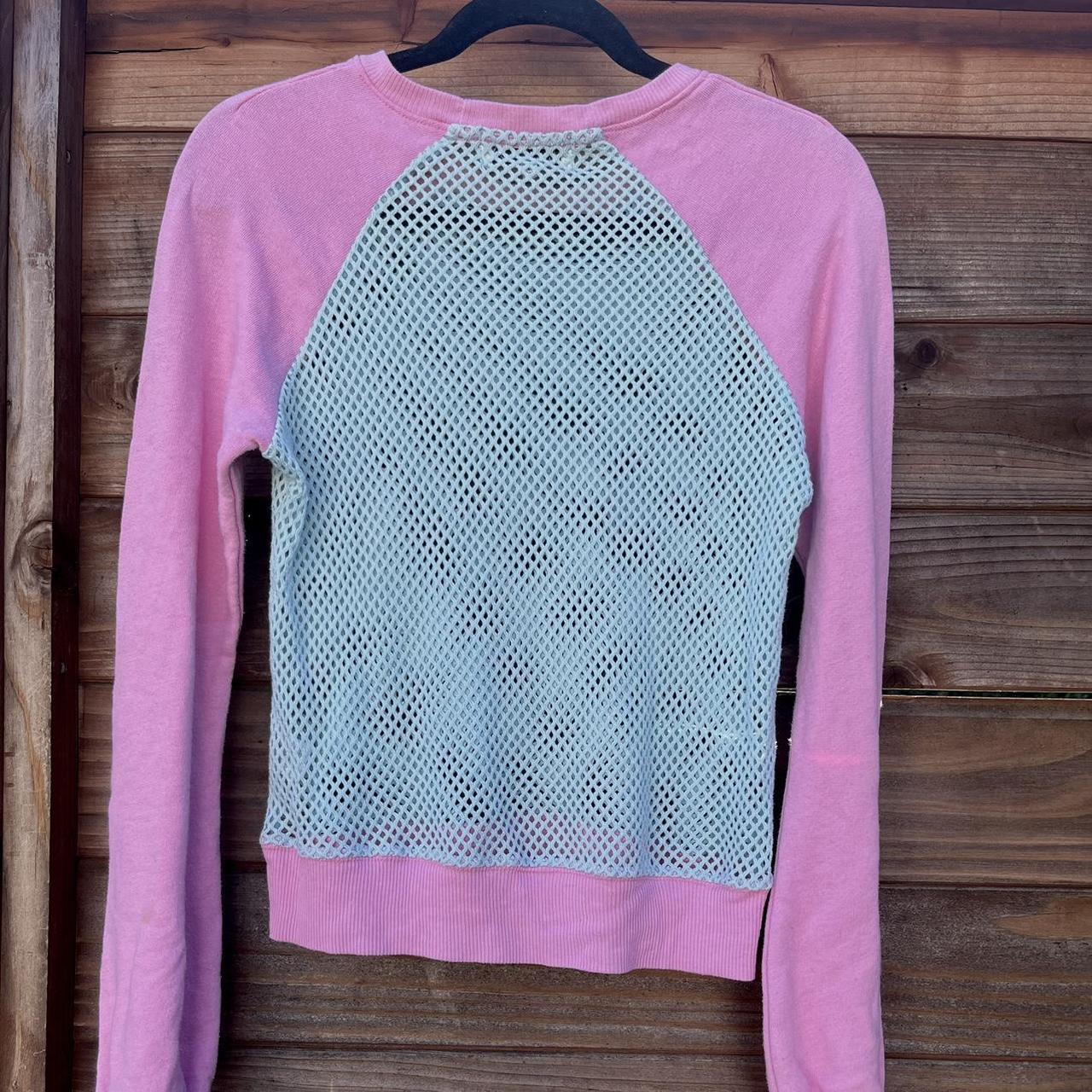 super cute barbie Wildfox sweatshirt 🩷 mesh knit... - Depop
