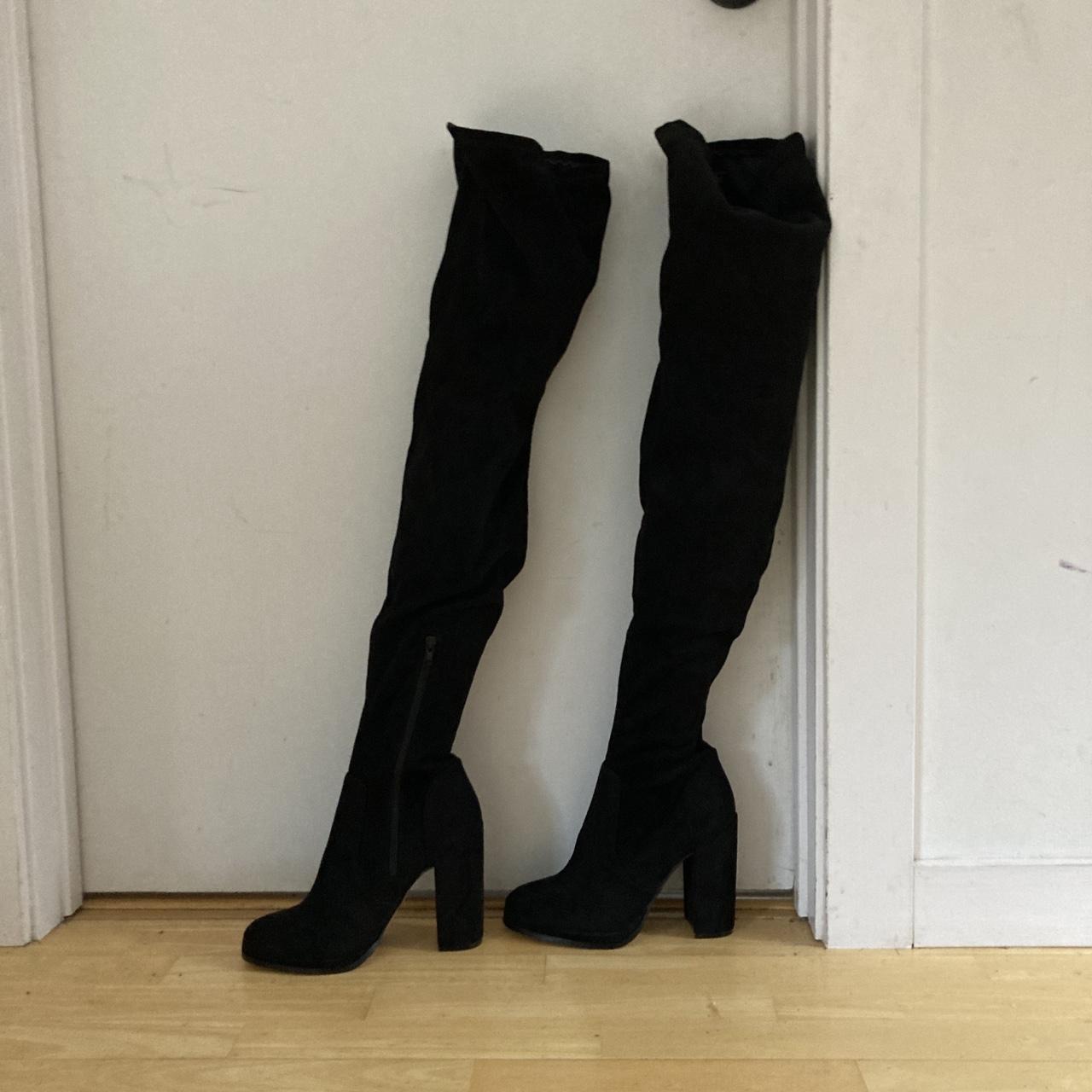 Asos thigh high boots best sale