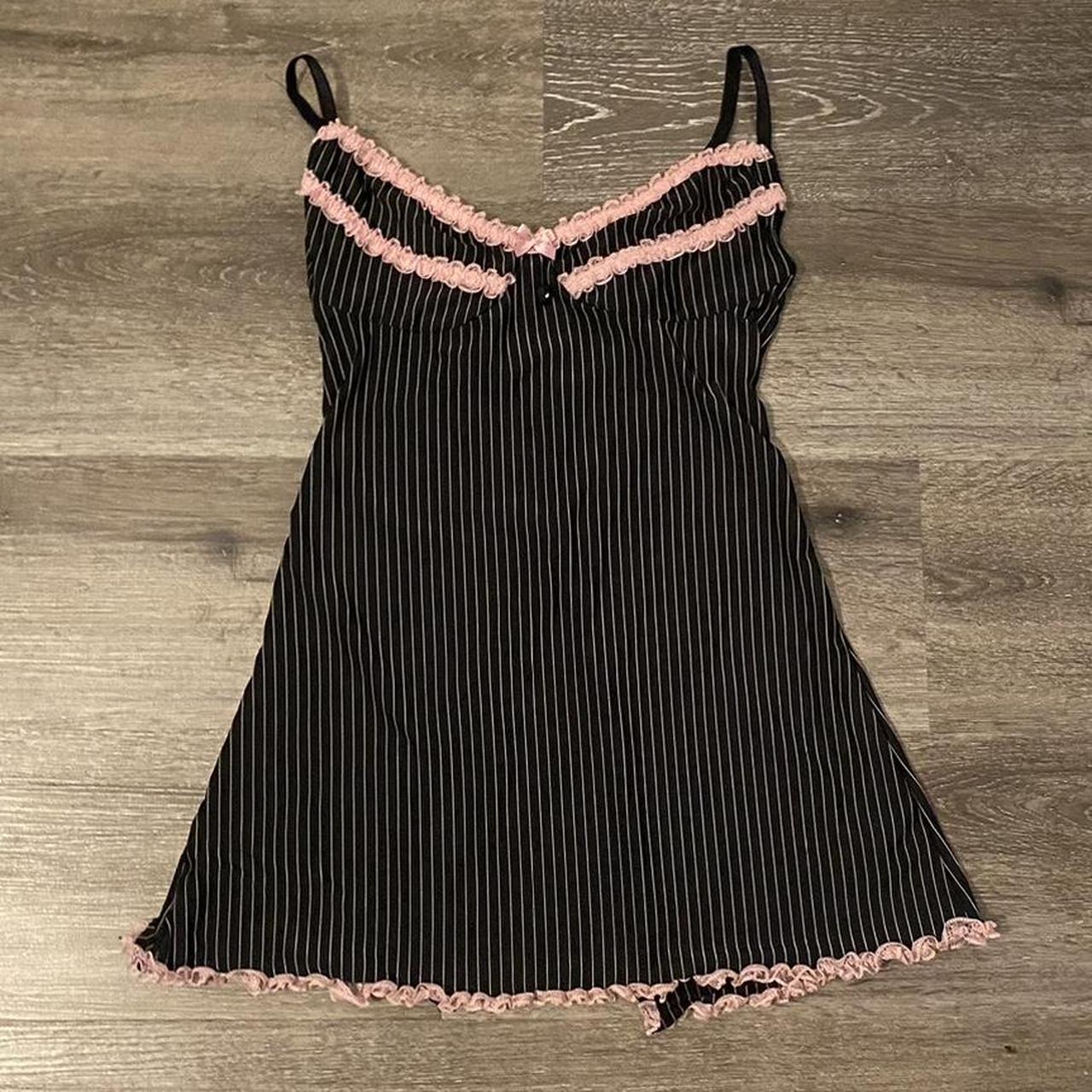 Dreamgirl Women's Black And Pink Corset | Depop