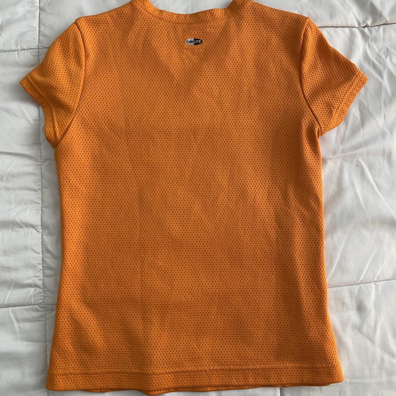 Adidas Orange workout top size XS Worn,in great... Depop