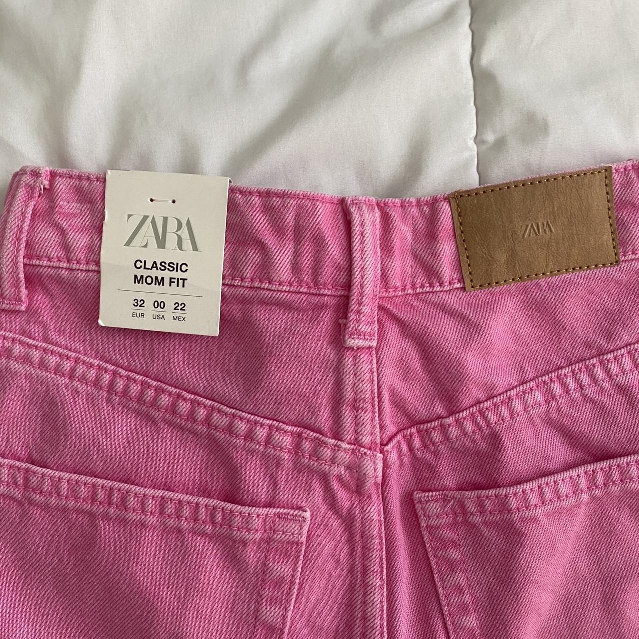 Zara pink shorts Style: Classic Mom Fit Size 00 US,... - Depop