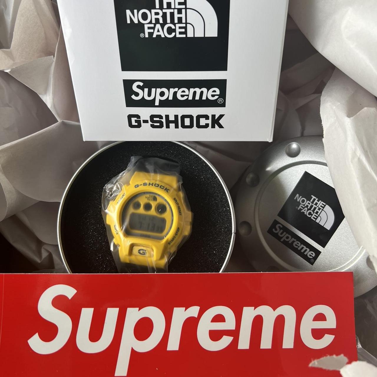 Supreme The North Face G-SHOCK Watch Yellow