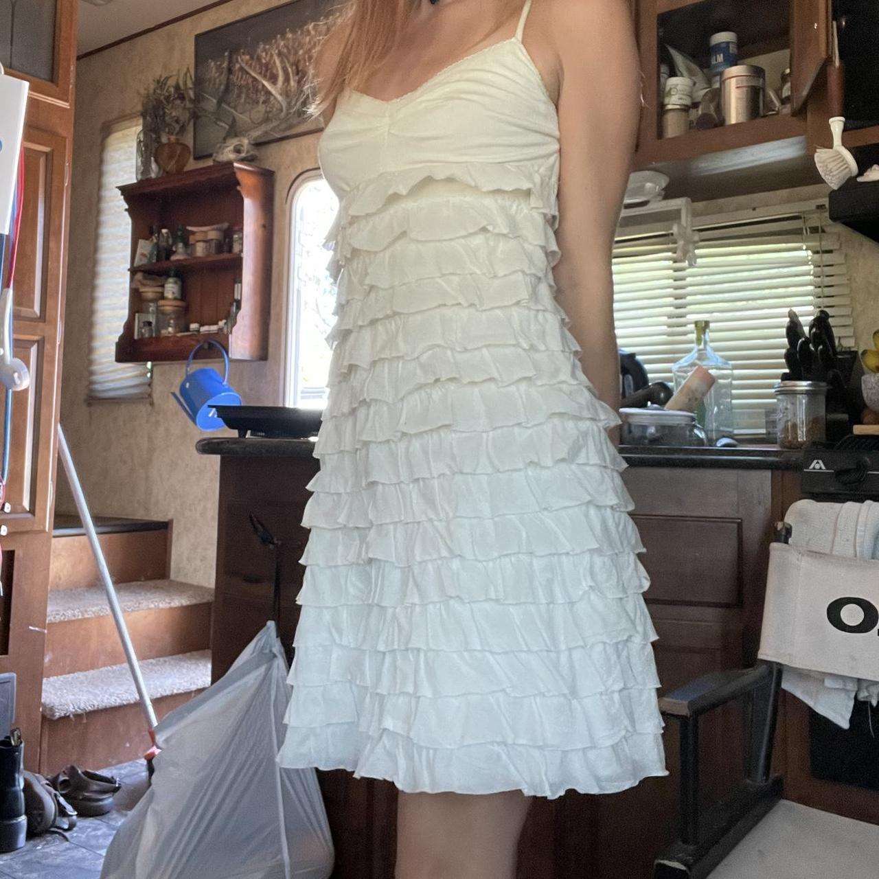 Bcbg white gown best sale