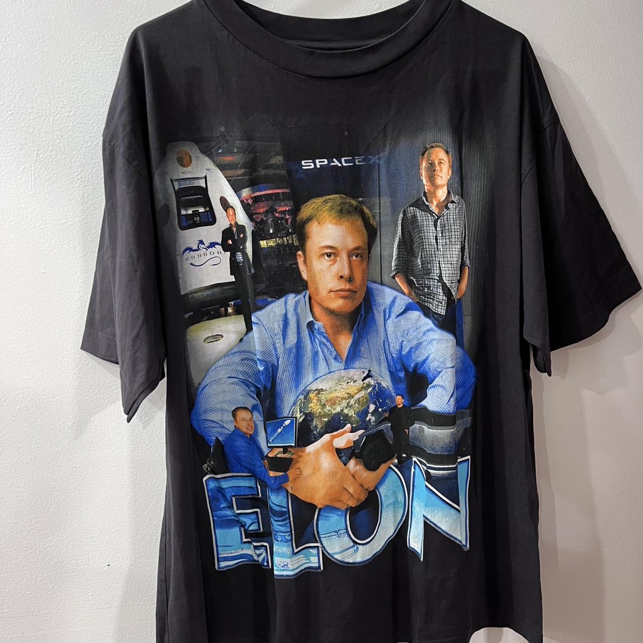 Marino Morwood-Elon Musk Tesla White T-Shirt L Never Opened
