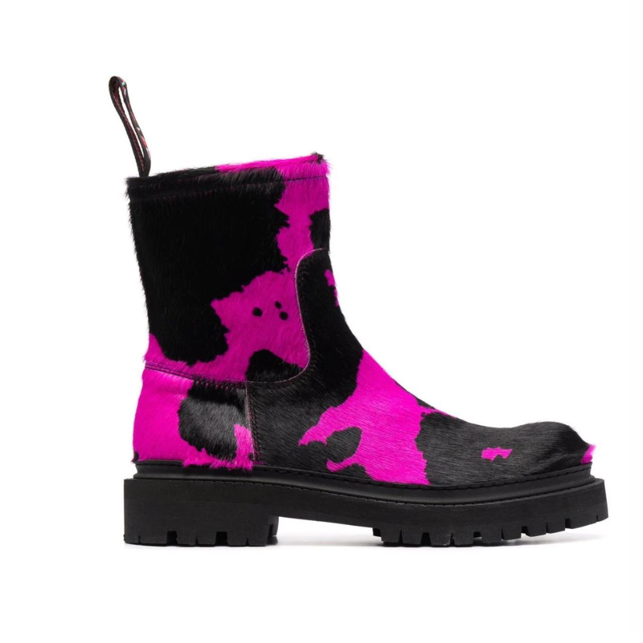 CamperLab Women's Pink and Black Boots (4)