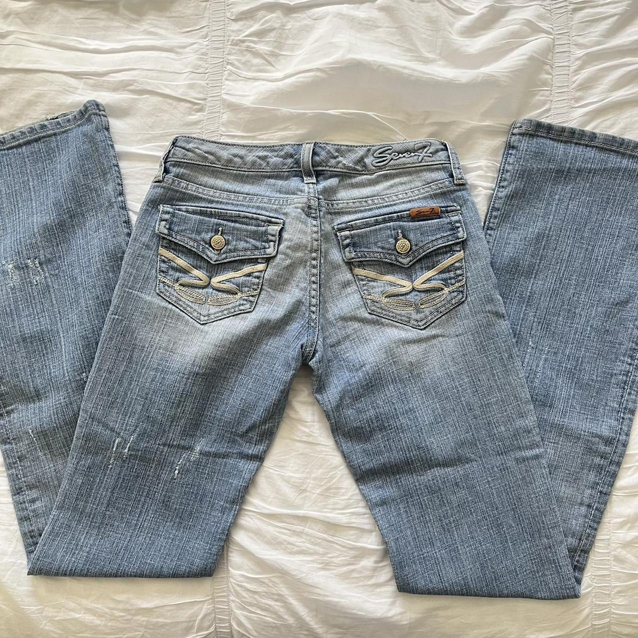 Seven7 Women's Blue Jeans | Depop