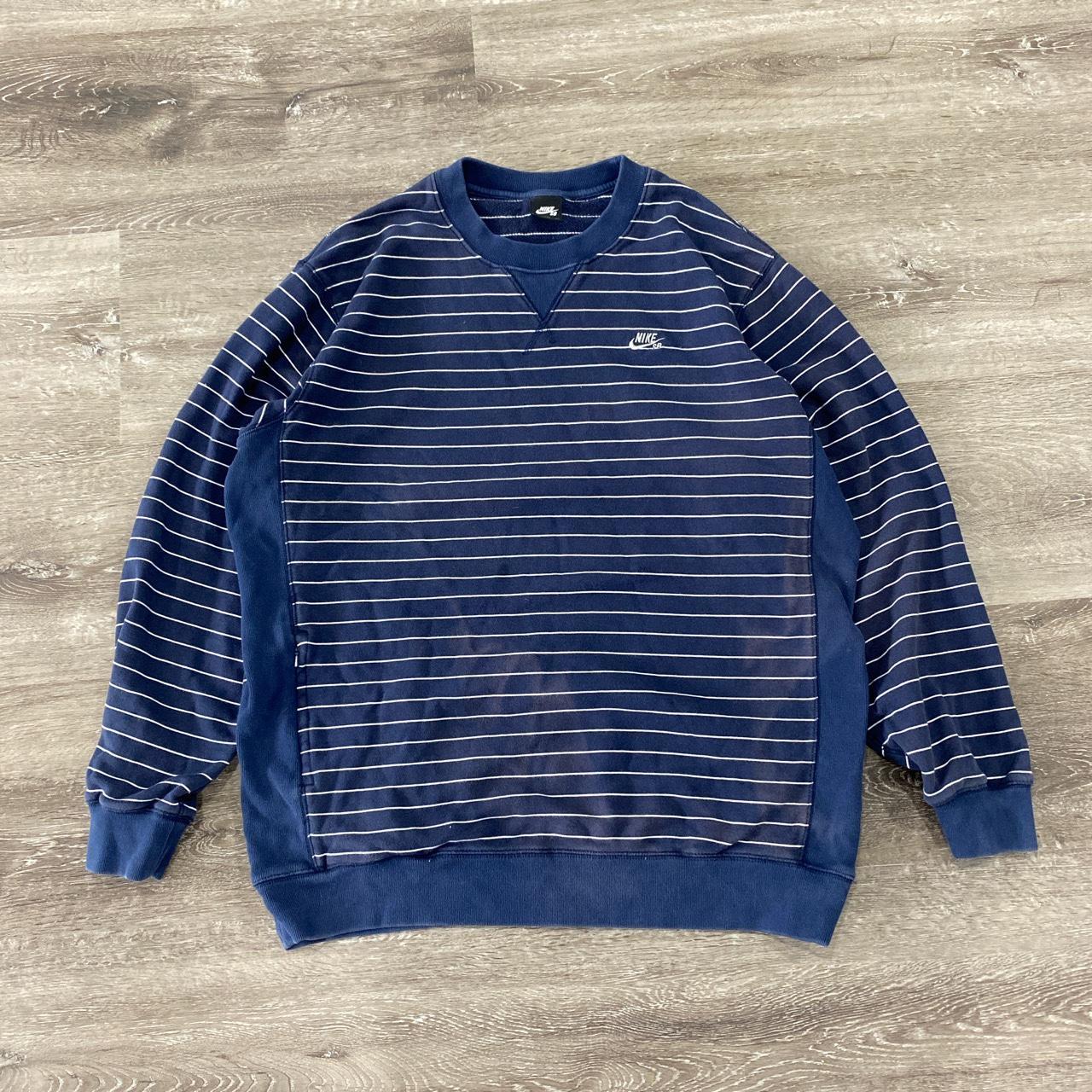 Nike hotsell striped sweater