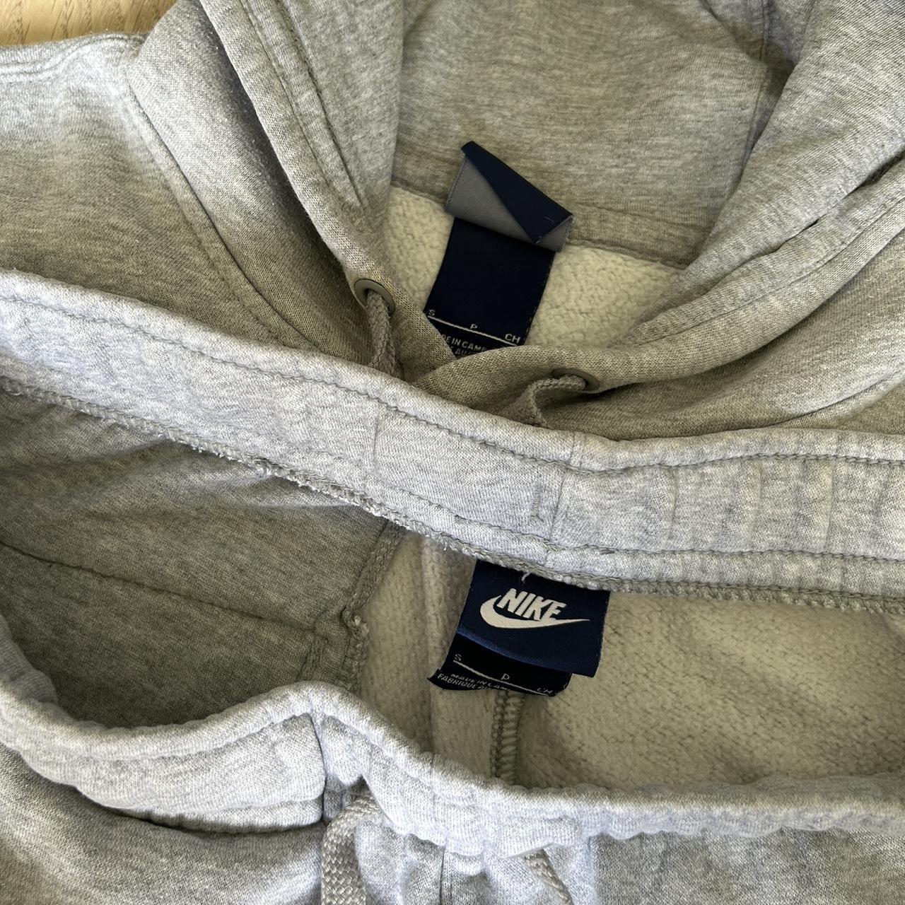 grey nike club tracksuit