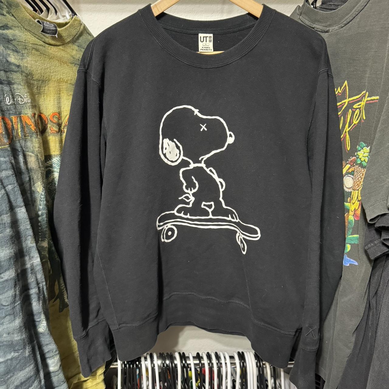 Kaws discount snoopy sweatshirt