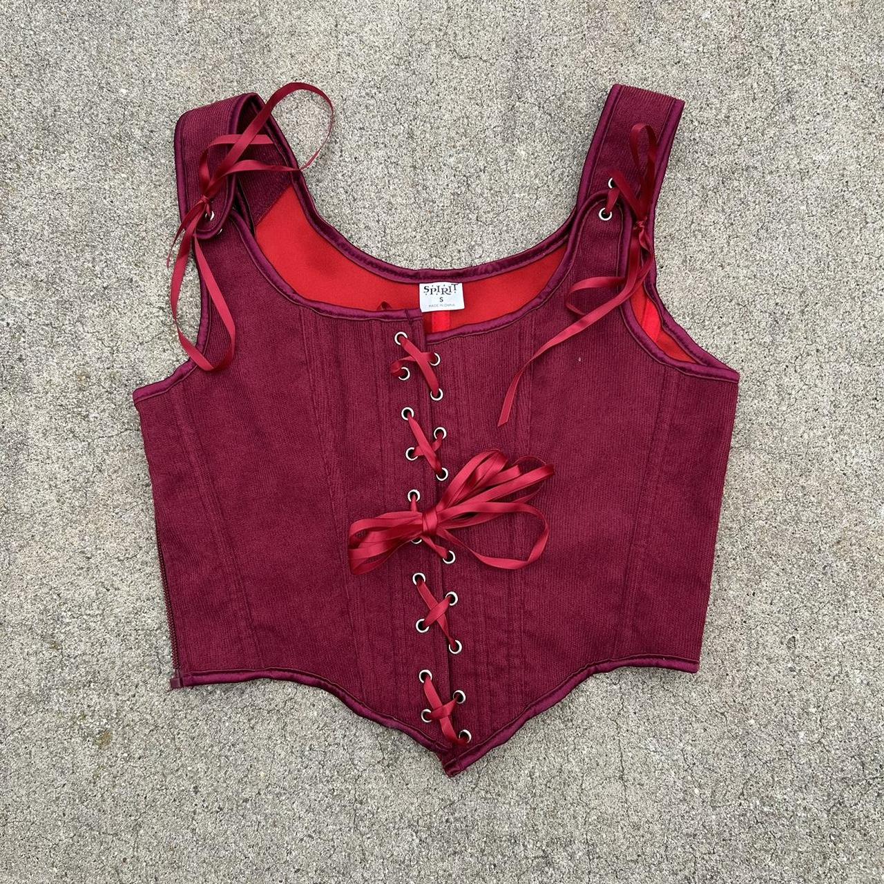 Spirit Halloween Corset Top Size S Keywords... Depop