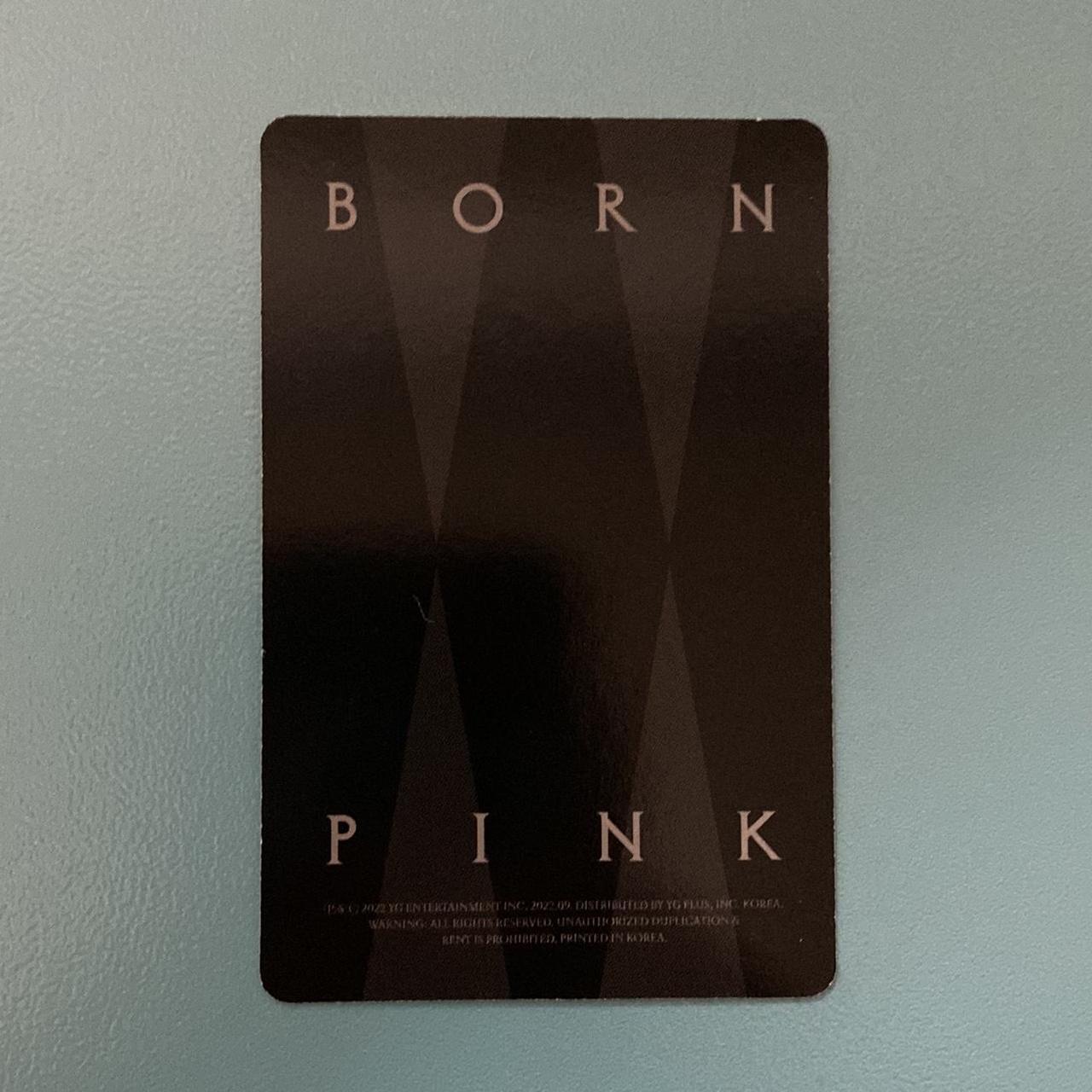 BLACKPINK Rose Born Pink Photo Card (Black... - Depop