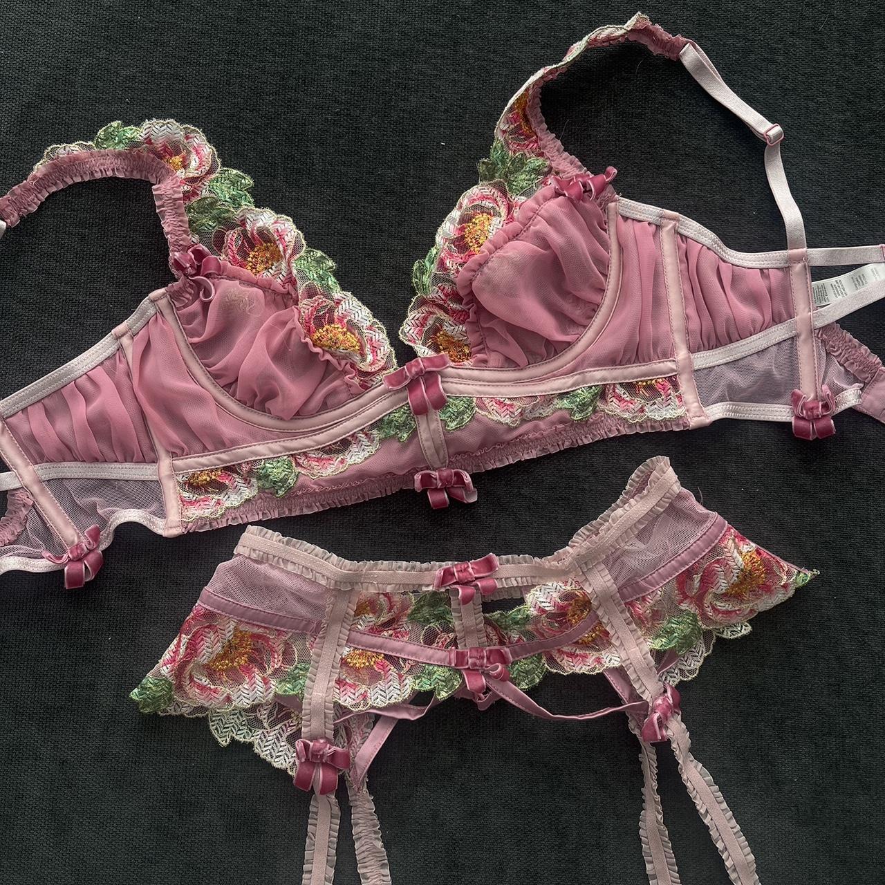 Needle Point Roses Bustier