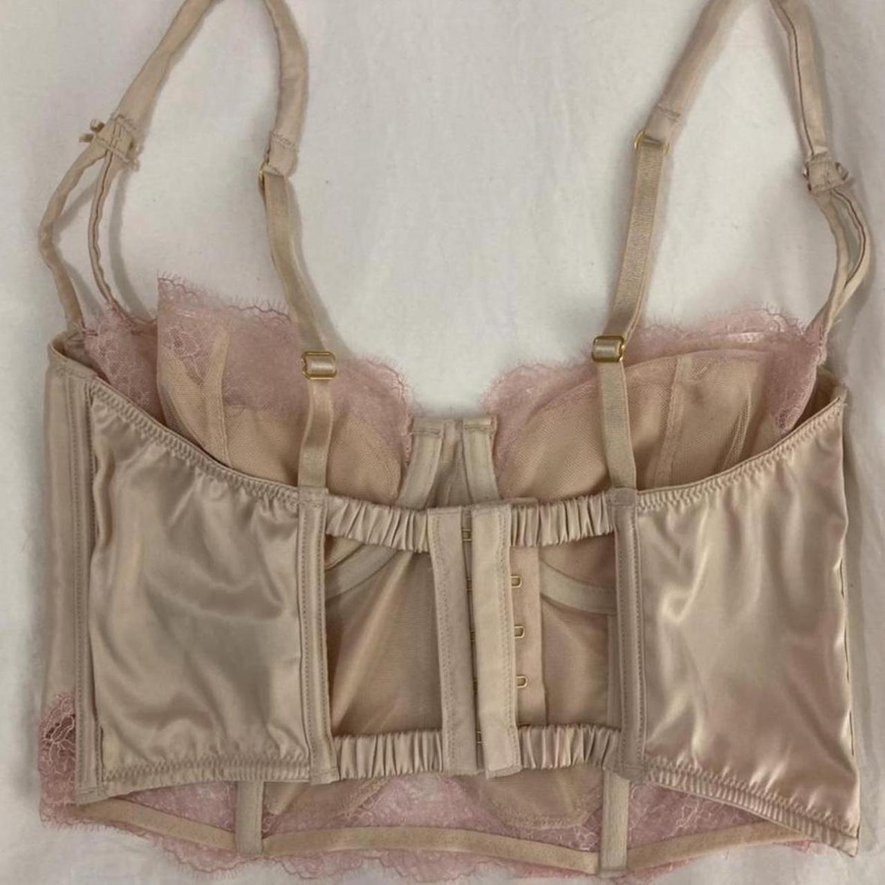 Turquoise strapless bra. Victoria's Secret Pink size - Depop