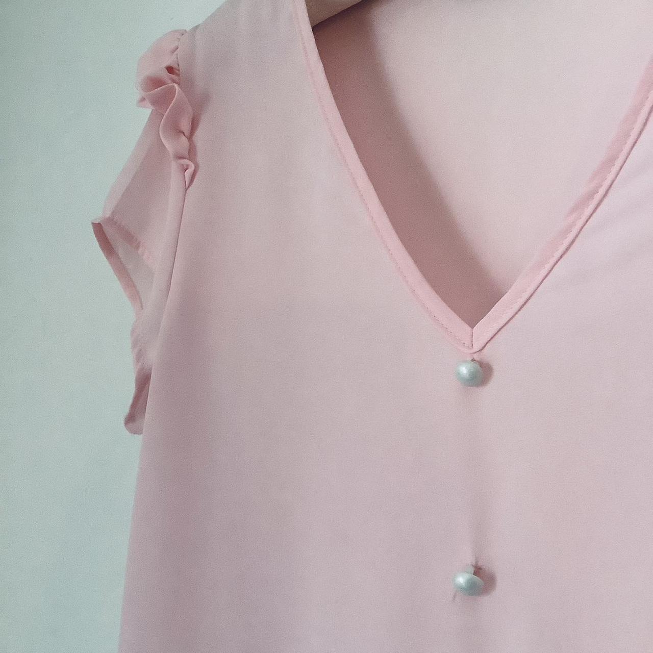 SHEIN Women's Pink Shirt | Depop