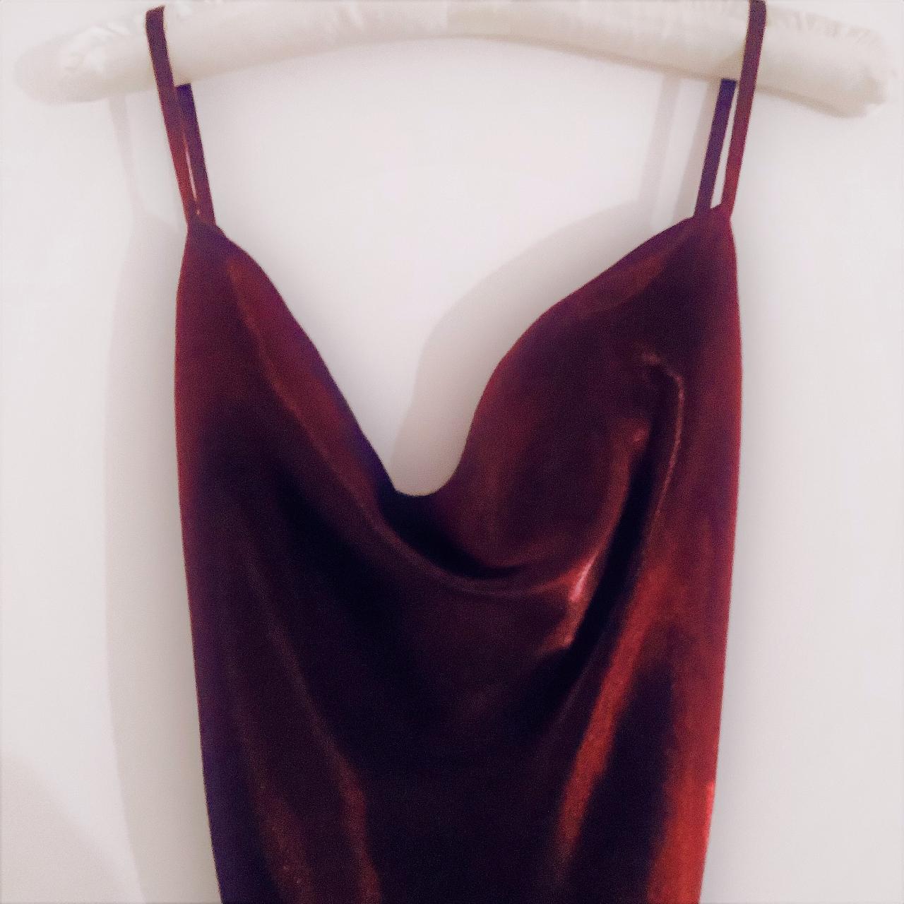 River Island Women's Burgundy Dress (3)