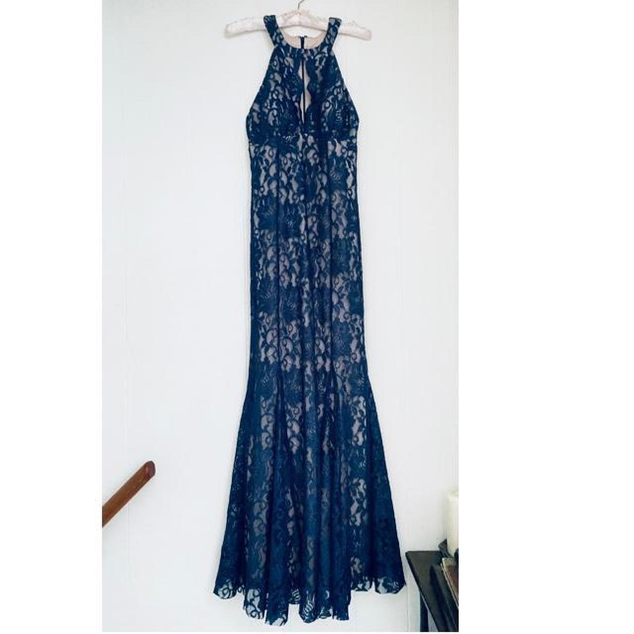 Nightway best sale navy dress