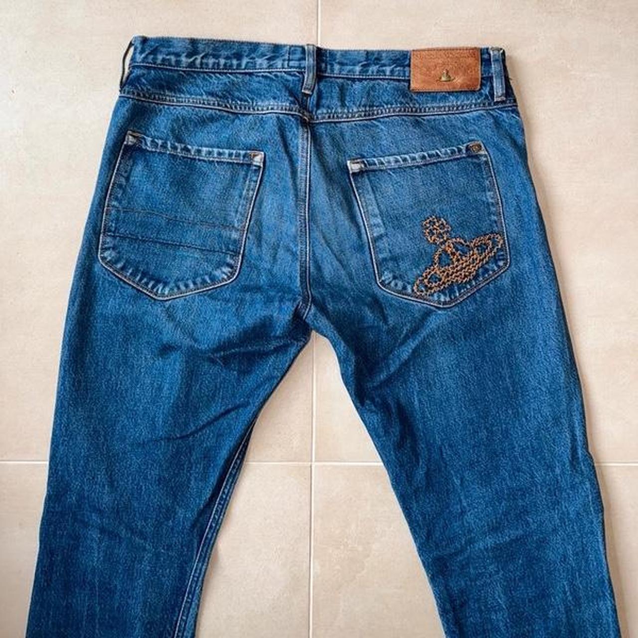 Rare Embroidered Vivienne Westwood Jeans - 32. | Depop