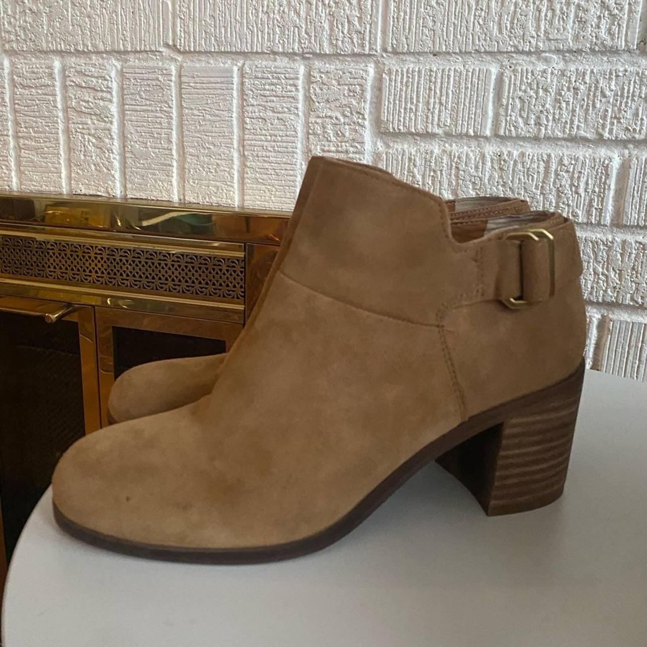 Franco Sarto Women's Tan Boots | Depop