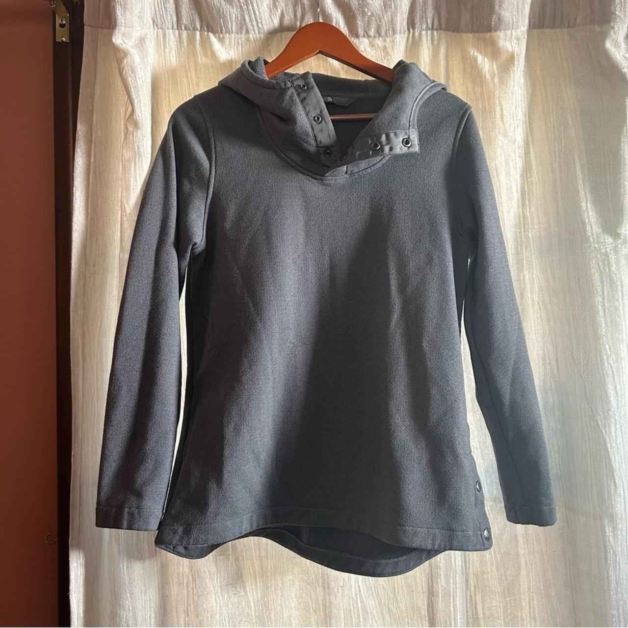 The North Face Knit Stitch Fleece Pullover Snap. Depop