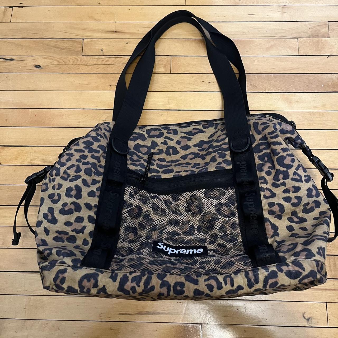 Supreme zip tote bag leopard print FW20, #supreme
