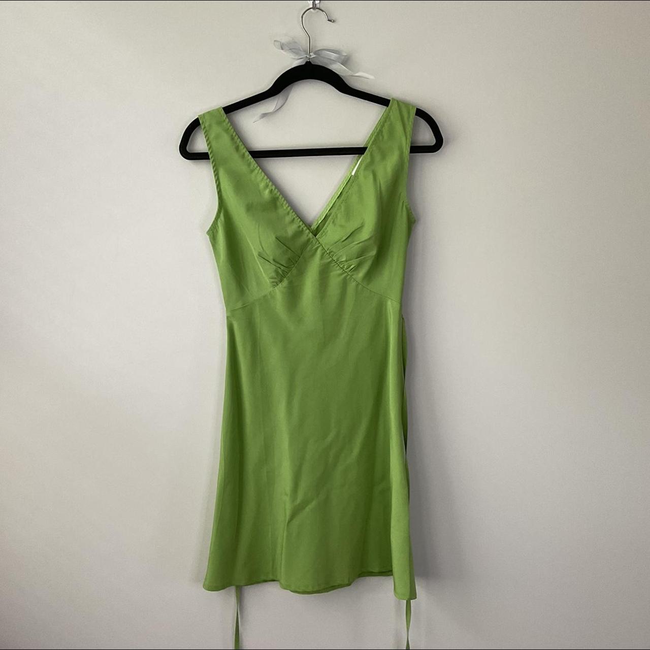 Peppermayo Women's Green Dress Depop