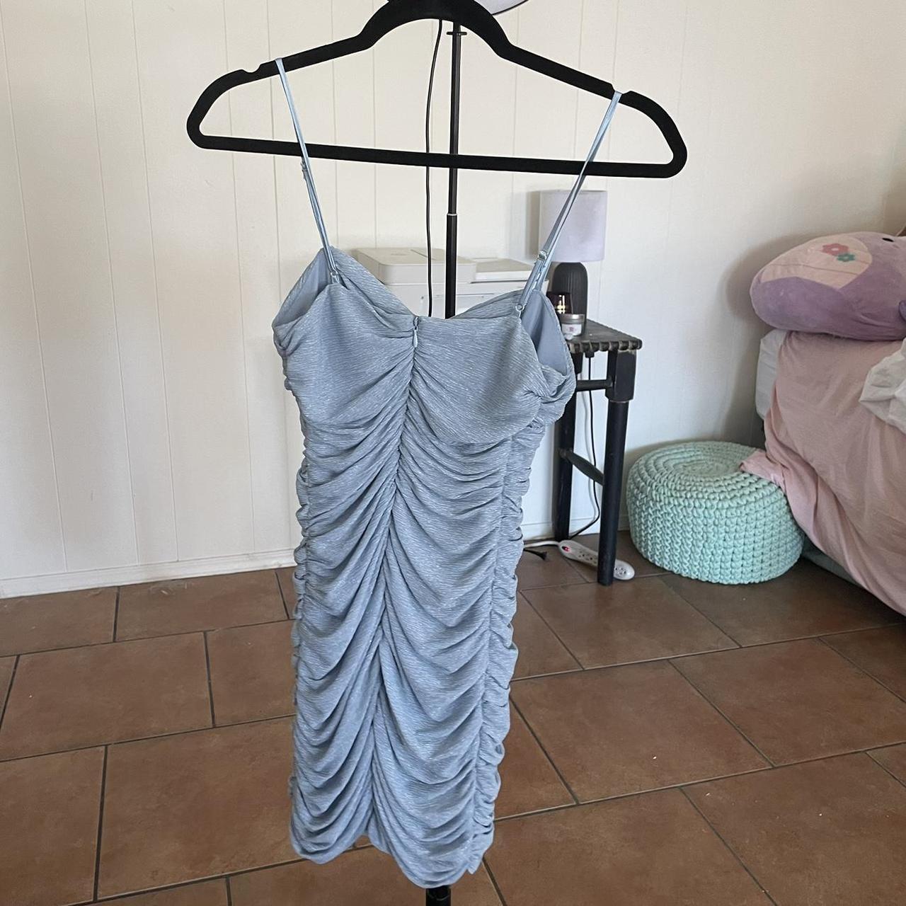 Adorable light blue Skylar Rose mini dress Depop