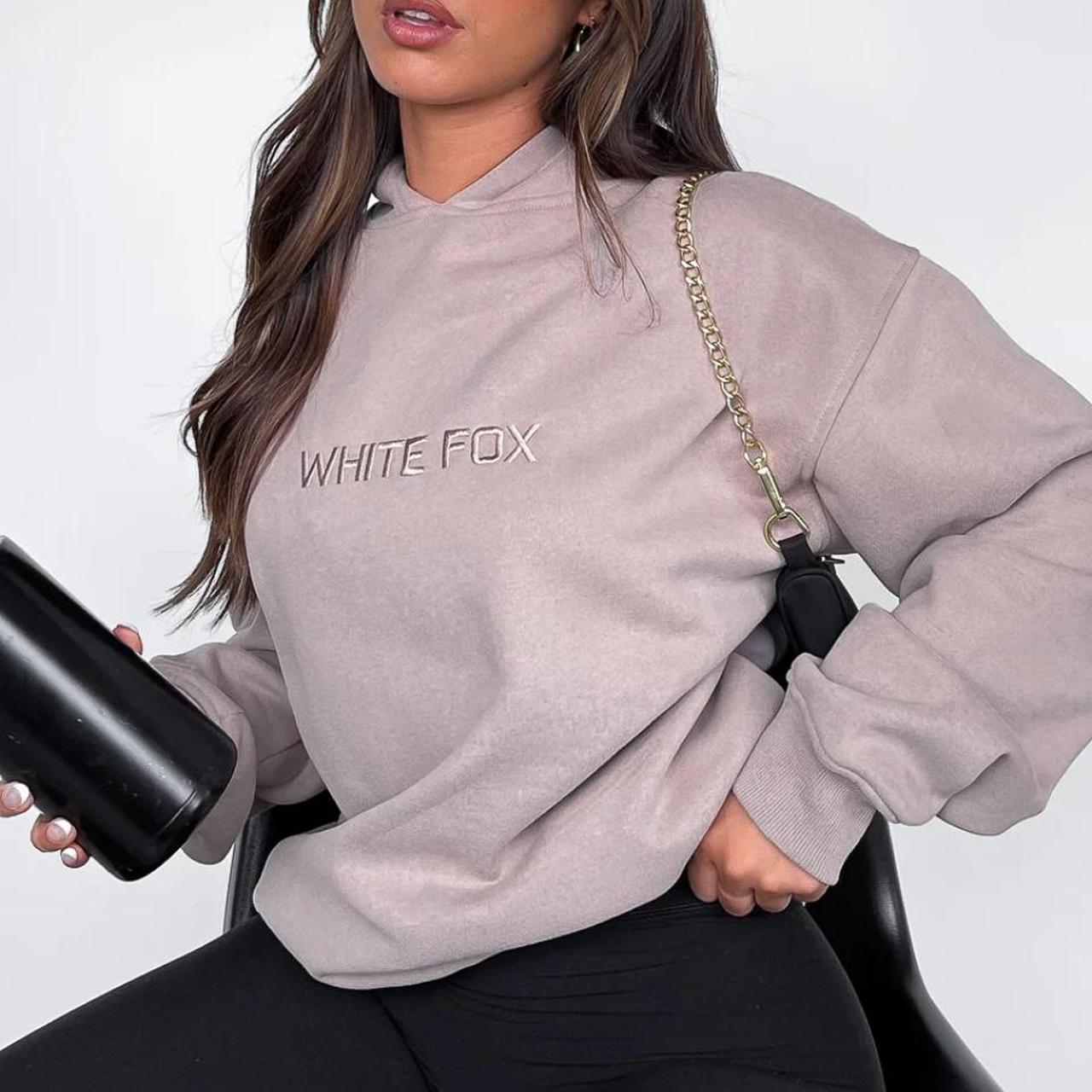 Whitefox Stay Lifted Oversized Hoodie Cinnamon size... - Depop