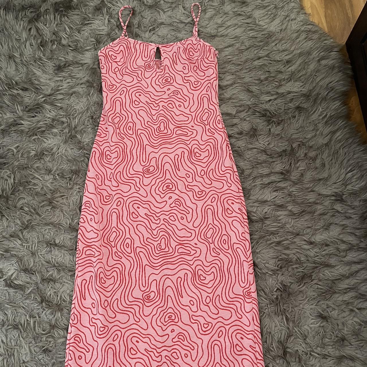 Zara Jacquard Midi Dress Jacquard Midi Dress Only Depop