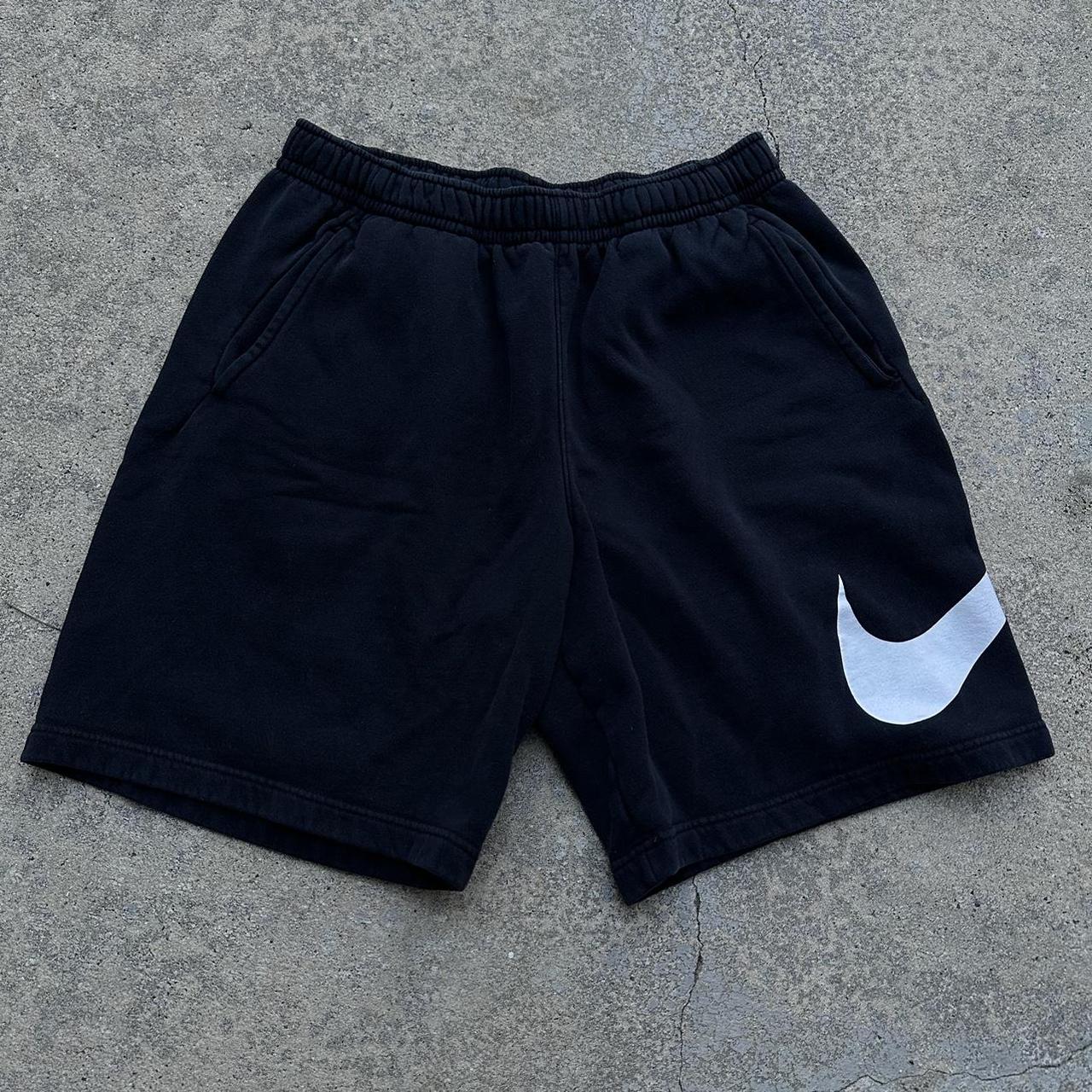 mens black nike cotton shorts