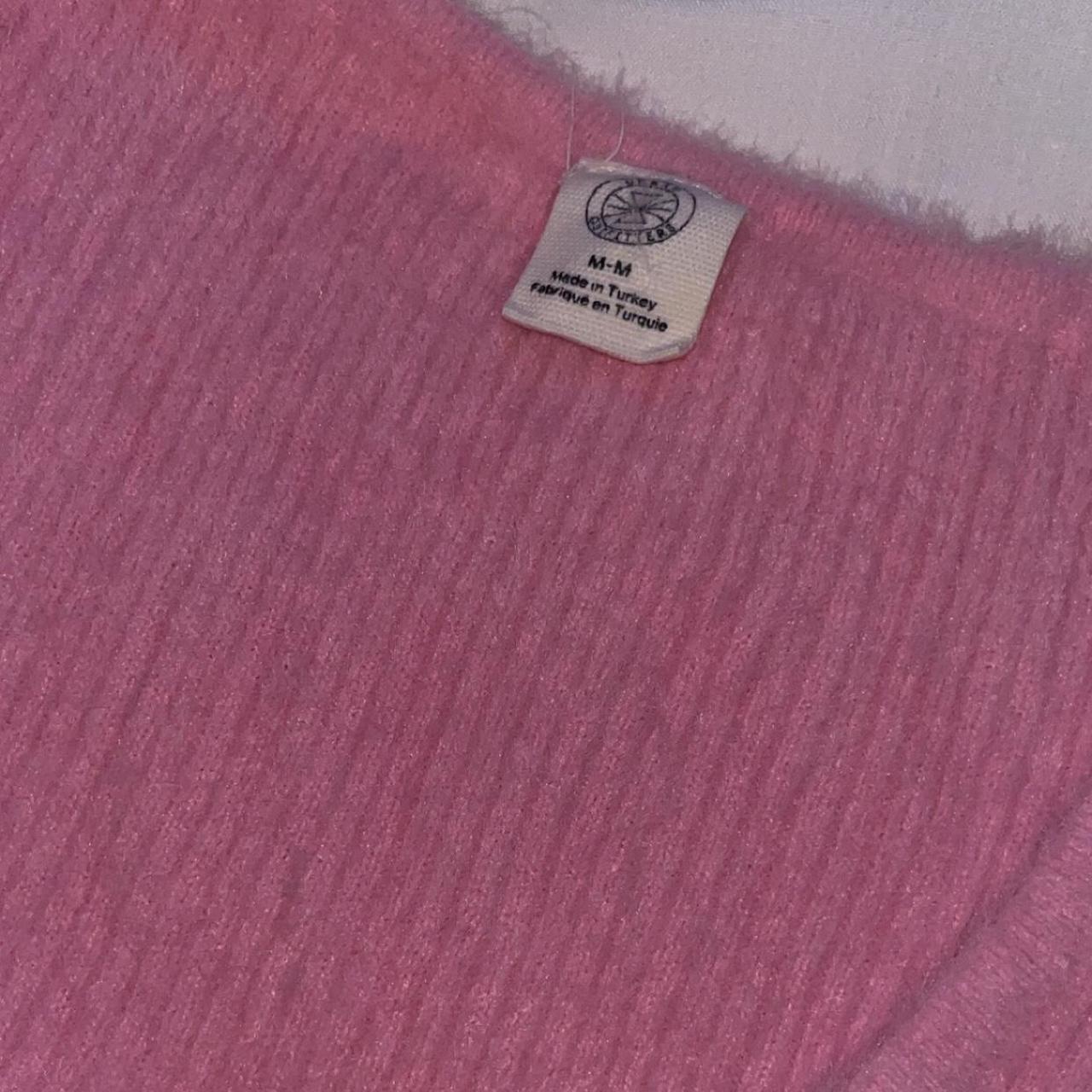 Urban Outfitters fluffy pink tye cardigan. Size M.... - Depop