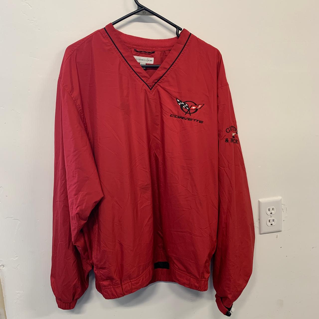 Cutter & Buck Men's Red Jacket Depop