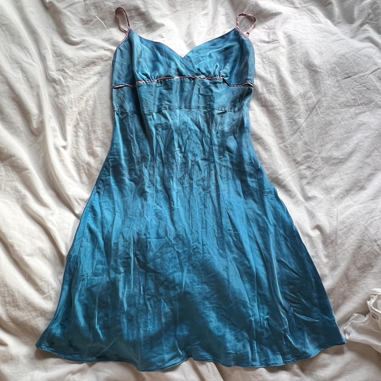 Vintage mini dress | 100% silk | size s #silk... - Depop