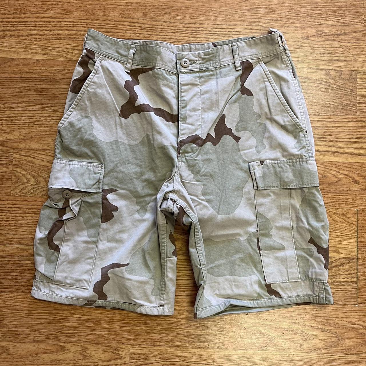 Military surplus clearance cargo shorts