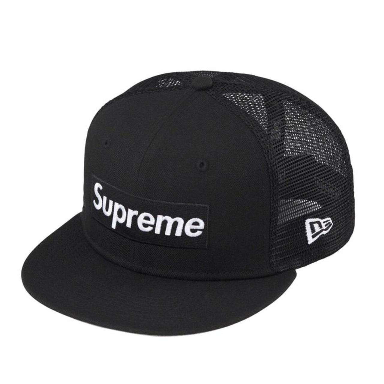 Supreme Men's Black and White Hat | Depop