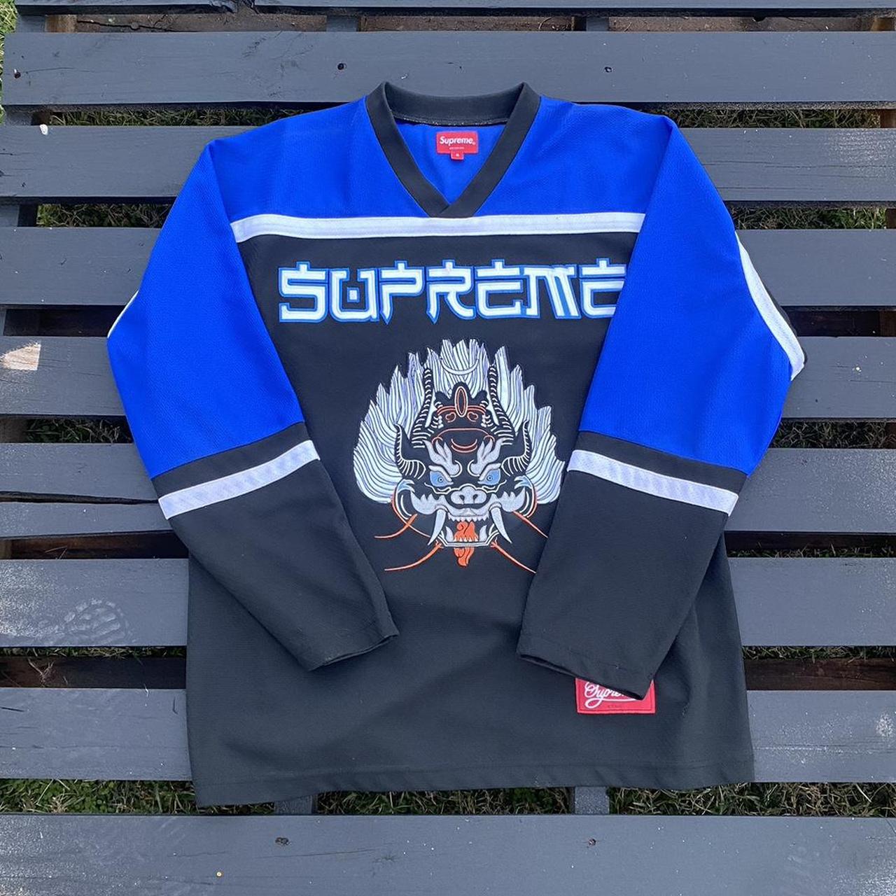 Supreme hockey-jersey - Depop