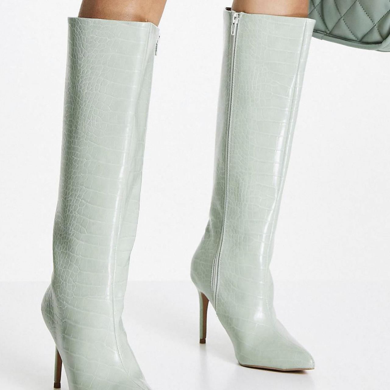 asos green boots