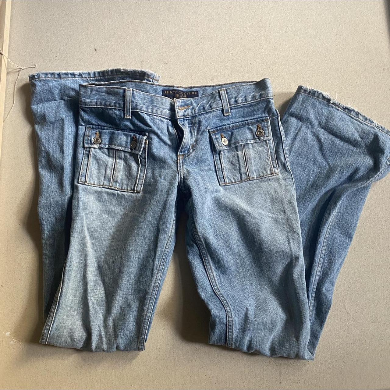 Juicy Couture Women's Blue Jeans | Depop