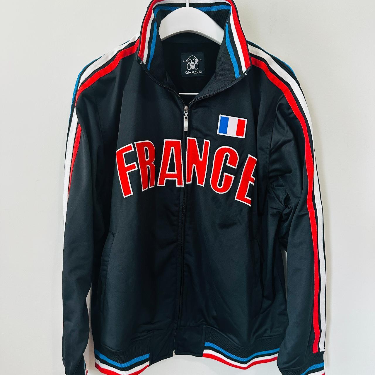 BRAND NEW FRANCE Warm-Up Soccer / Basketball Jacket... - Depop