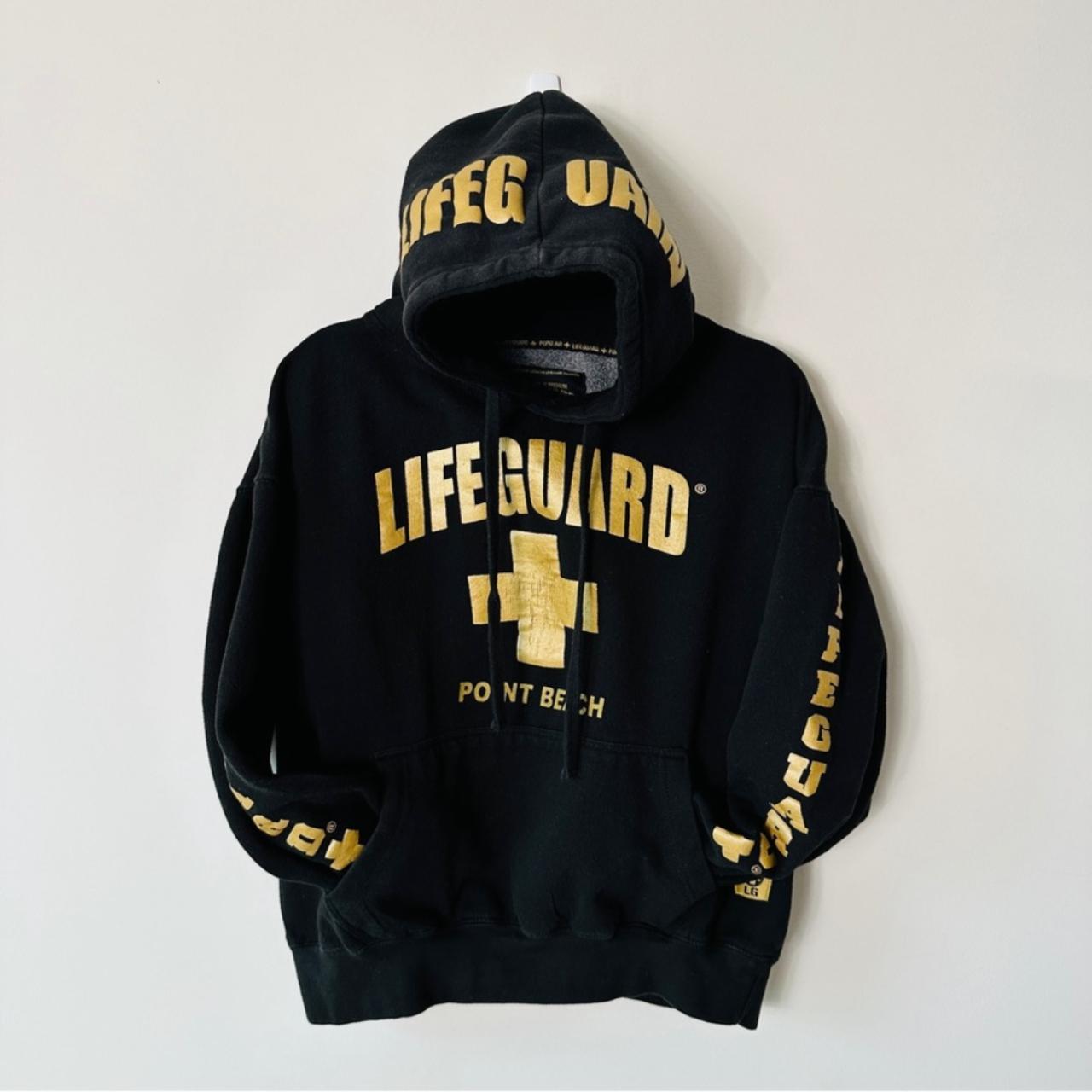 Black lifeguard hoodie best sale