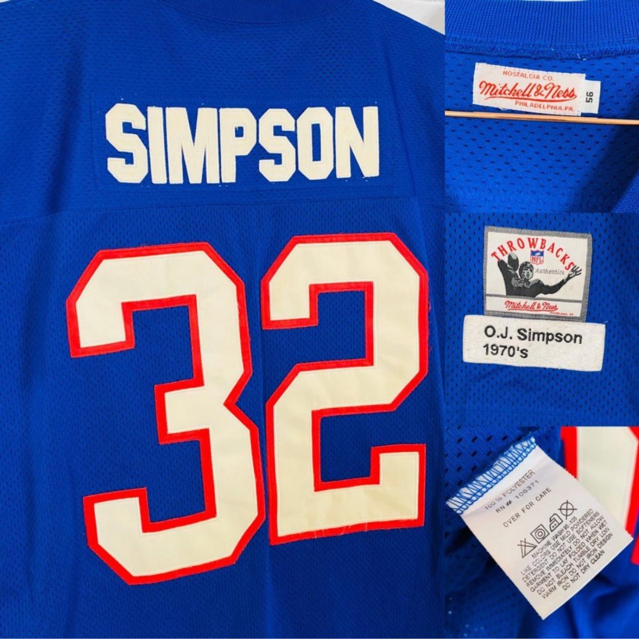 Mitchell & Ness NFL Buffalo Bills OJ Simpson #32 Throwback
