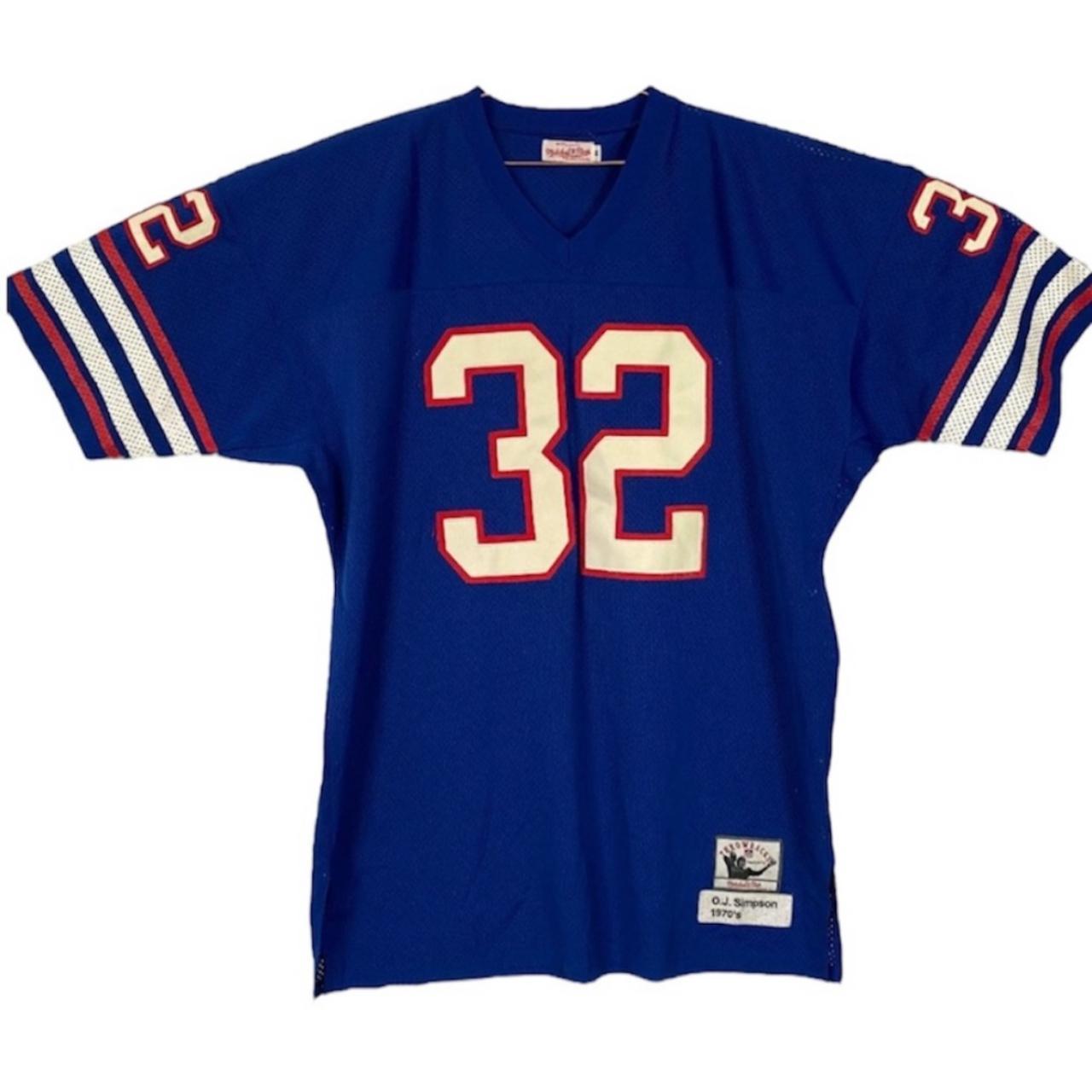 Vintage Throwback OJ Simpson #32 Buffalo Bills Mitchell