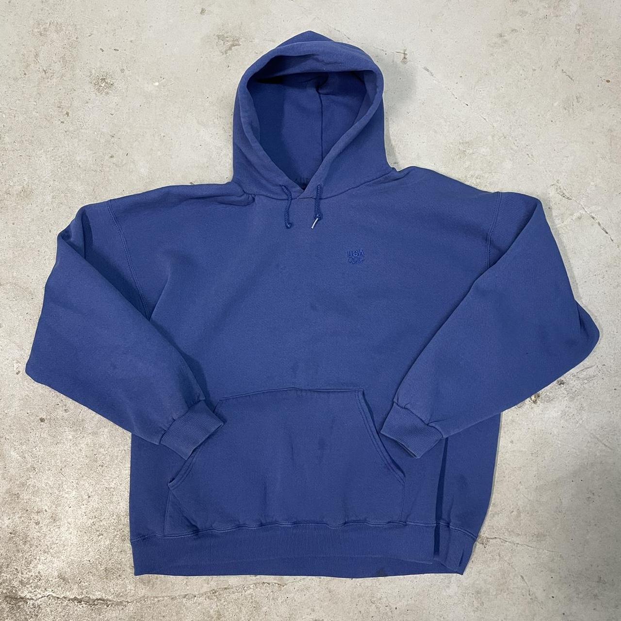 JCPenney Men's Blue Hoodie Depop