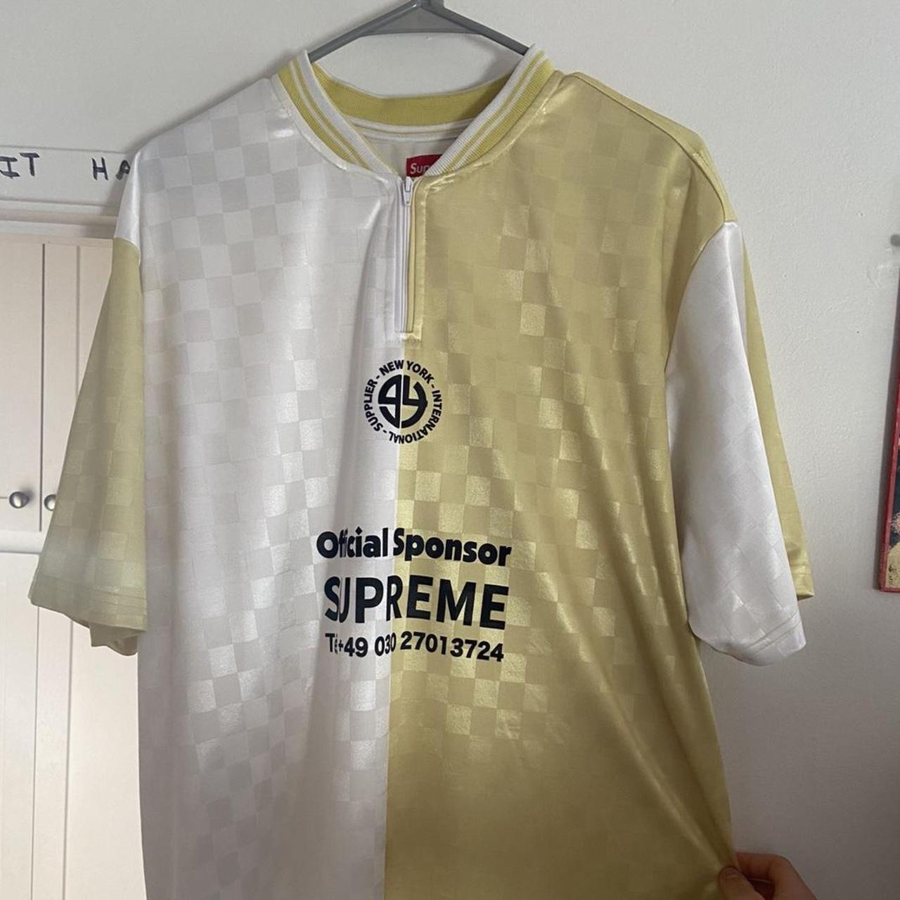 Supreme Soccer Jersey. Perfect for summer, barely... - Depop