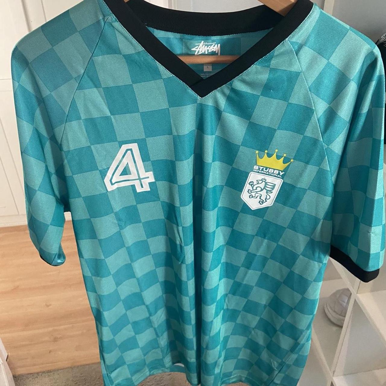 Study Soccer Jersey, super cool piece. Barely worn. - Depop