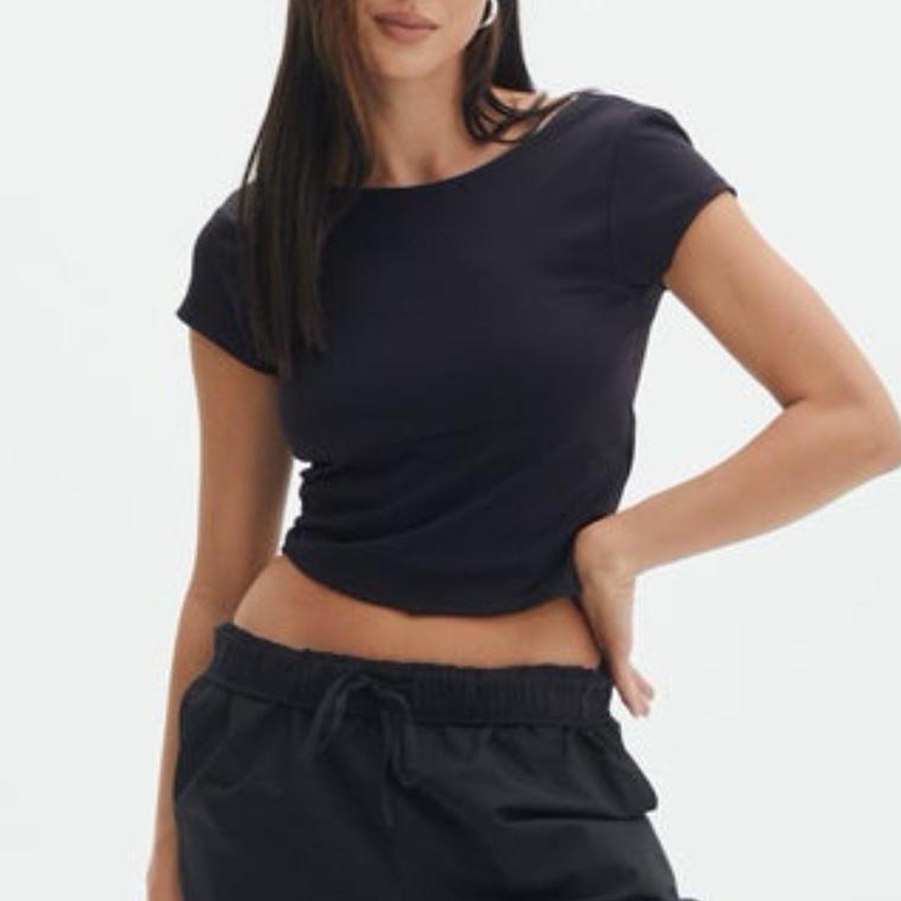 Backless Blouse Glassons High Neck Top Glassons Super Soft